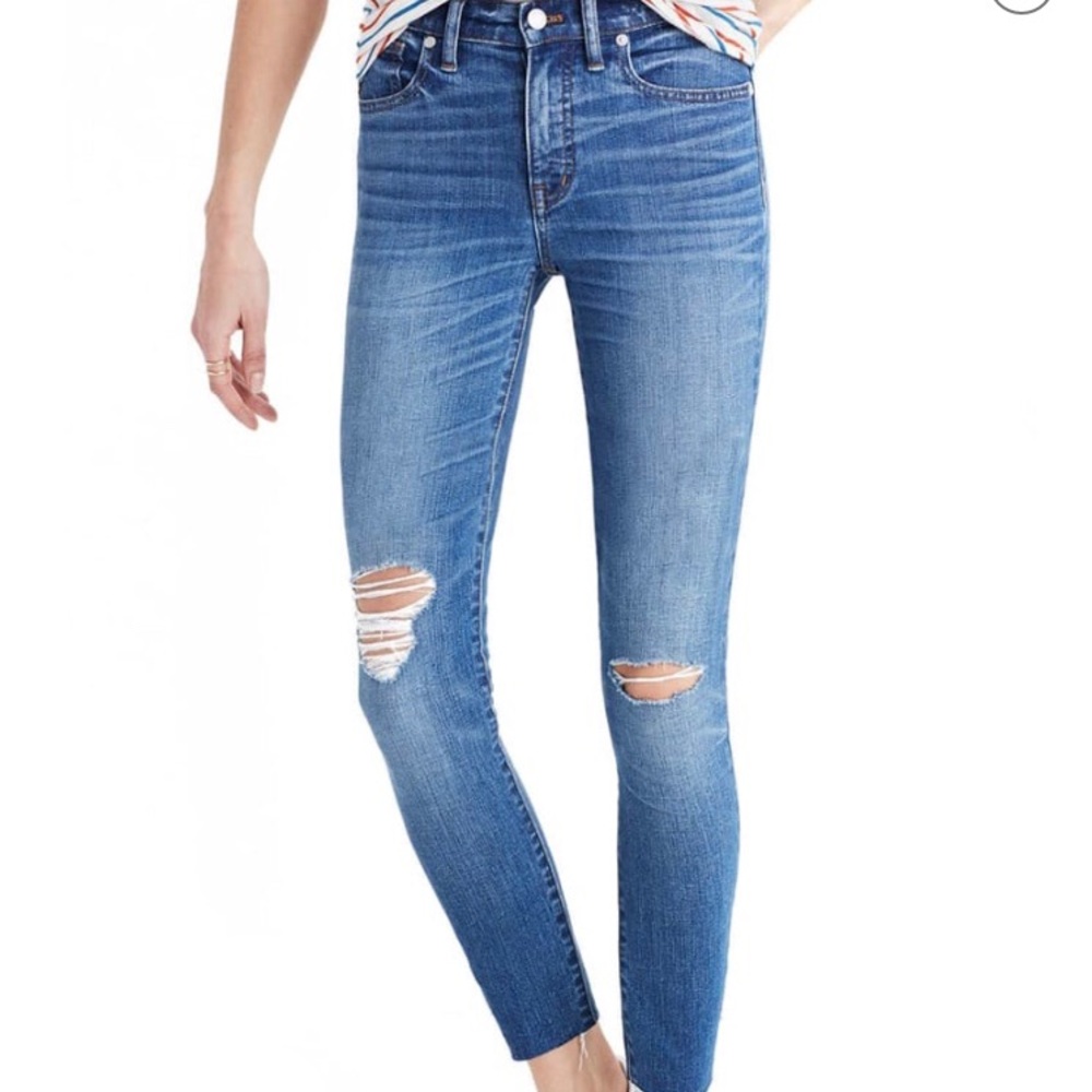 Madewell 9” High Riser Skinny Skinny Crop